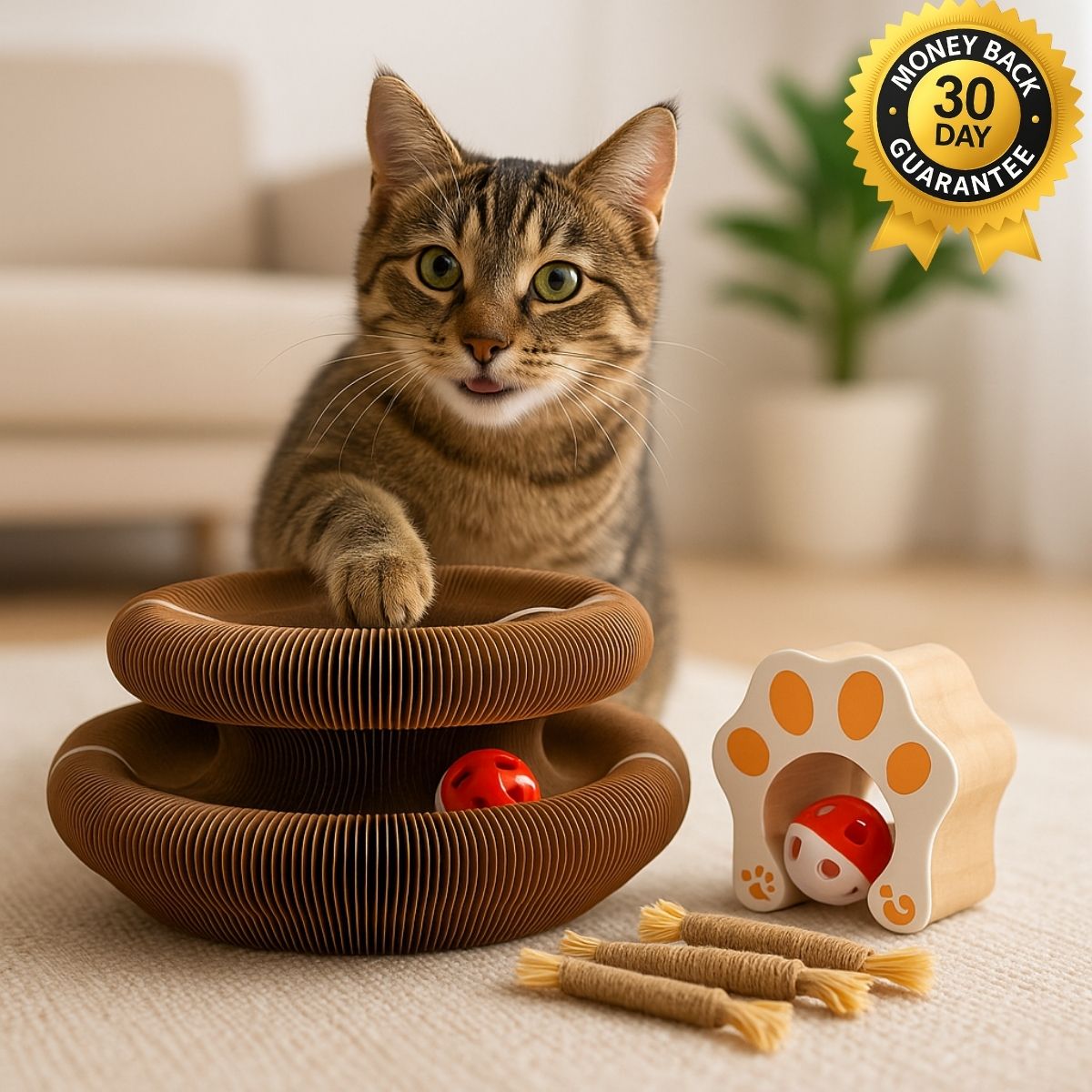 KittyLoop™ Organic Play Scratching-Board