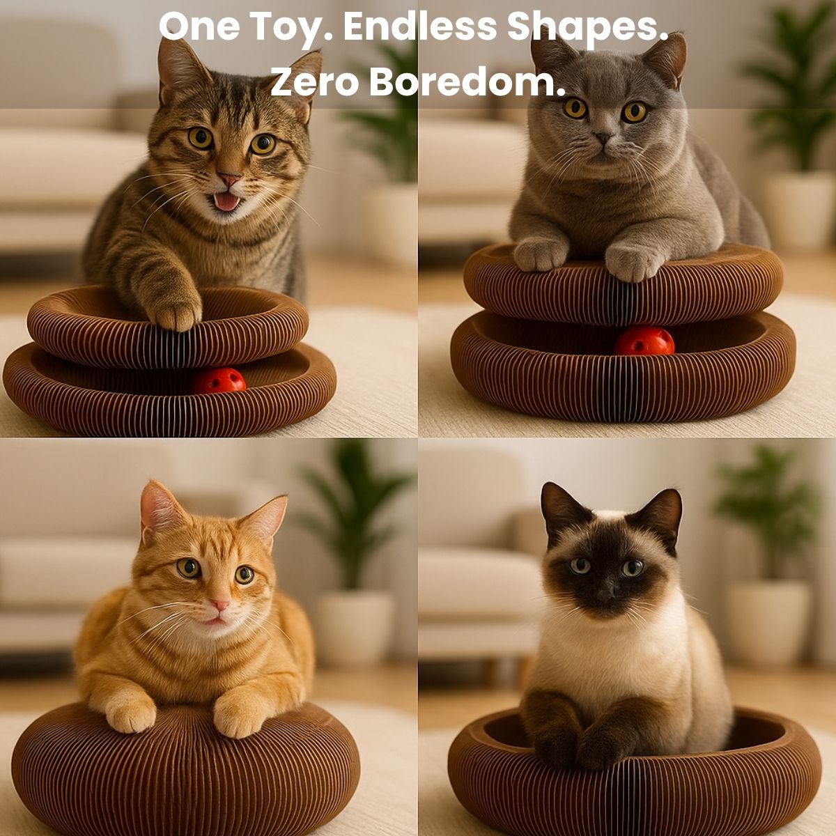 KittyLoop™ Organic Play Scratching-Board